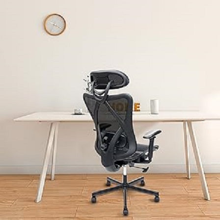 Aero-Flow Performance Desk Chair - Adjustable Lumbar & Headrest