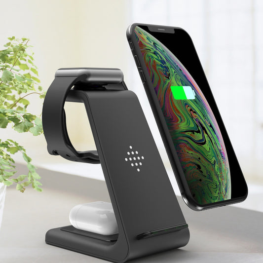 3 In 1 Fast Charging Station Wireless Charger Stand Wireless Quick Charge Dock For Phone and accessories.